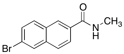 6-Bromo-N-methyl-2-naphthamide - Chemical structure and product image