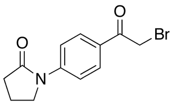 1-[4-(Bromoacetyl)phenyl]-2-pyrrolidinone - Chemical structure and product image