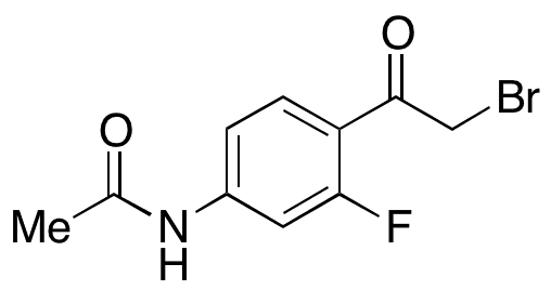 N-[4-(2-Bromoacetyl)-3-fluorophenyl]acetamide - Chemical structure and product image