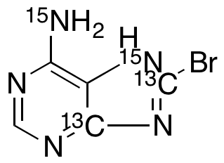 8-Bromoadenine-13C2,15N2 - Chemical structure and product image