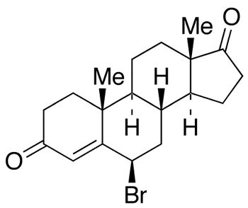 6beta-Bromo Androstenedione - Chemical structure and product image
