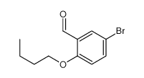 5-Bromo-2-butoxybenzaldehyde - Chemical structure and product image