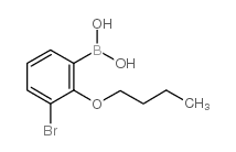 3-Bromo-2-butoxyphenylboronic acid - Chemical structure and product image