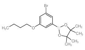3-Bromo-5-butoxyphenylboronic acid, pinacol ester - Chemical structure and product image