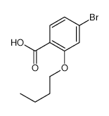 4-Bromo-2-butoxybenzoic acid - Chemical structure and product image