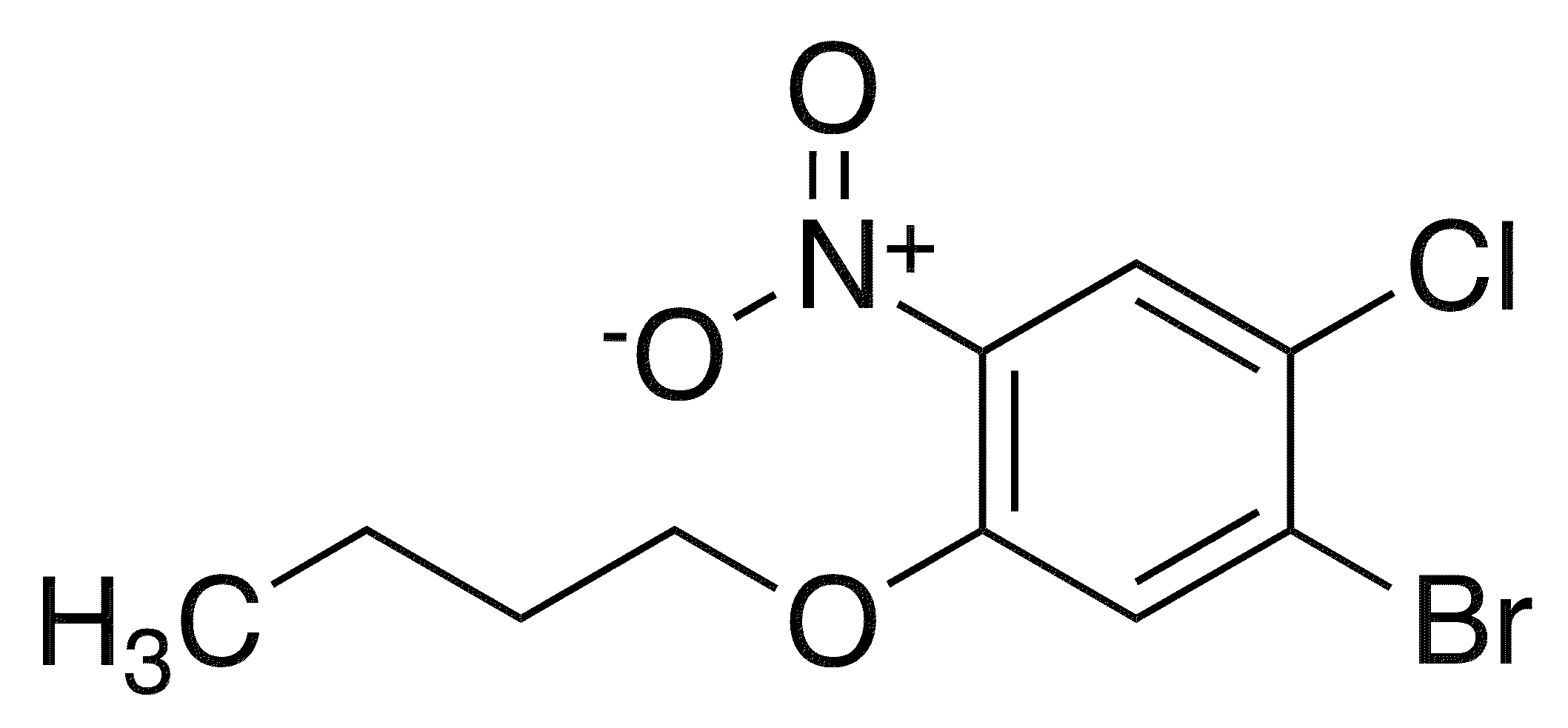 1-Bromo-5-butoxy-2-chloro-4-nitrobenzene - Chemical structure and product image