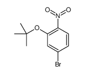 4-Bromo-2-t-butoxy-1-nitrobenzene - Chemical structure and product image