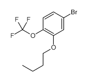 4-Bromo-2-butoxy-1-(trifluoromethoxy)benzene - Chemical structure and product image