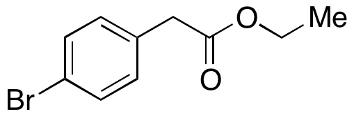 4-Bromo-benzeneacetic Acid Ethyl Ester - Chemical structure and product image