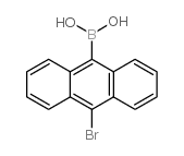 10-Bromoanthracene-9-boronic acid - Chemical structure and product image