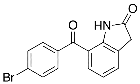 7-(4-Bromobenzoyl)-1,3-dihydro-2H-indol-2-one - Chemical structure and product image