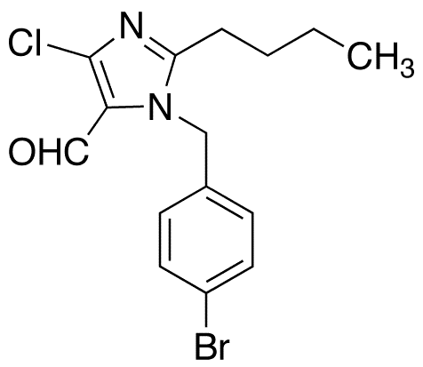 N-(4-Bromobenzyl)-2-butyl-4-chloro-1H-imidazole-5-carboxyaldehyde - Chemical structure and product image