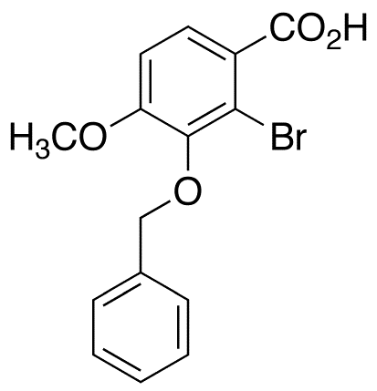 2-Bromo-3-benzyloxy-4-methoxybenzoic Acid - Chemical structure and product image