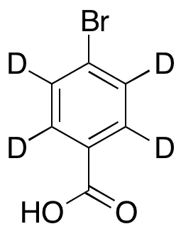 4-Bromobenzoic Acid-d4 - Chemical structure and product image