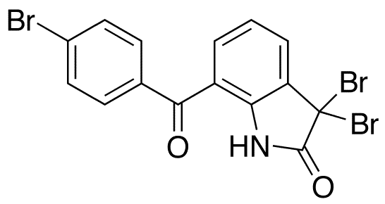 7-(4-Bromobenzoyl)-3,3-dibromo-1,3-dihydro-2H-indol-2-one - Chemical structure and product image