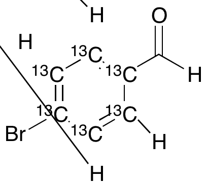 4-Bromobenzaldehyde-13C6 - Chemical structure and product image