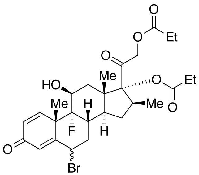 6-Bromo-betamethasone 17,21-Dipropionate - Chemical structure and product image