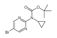 5-Bromo-2-(N-BOC-N-cyclopropylaminopyrimidine - Chemical structure and product image
