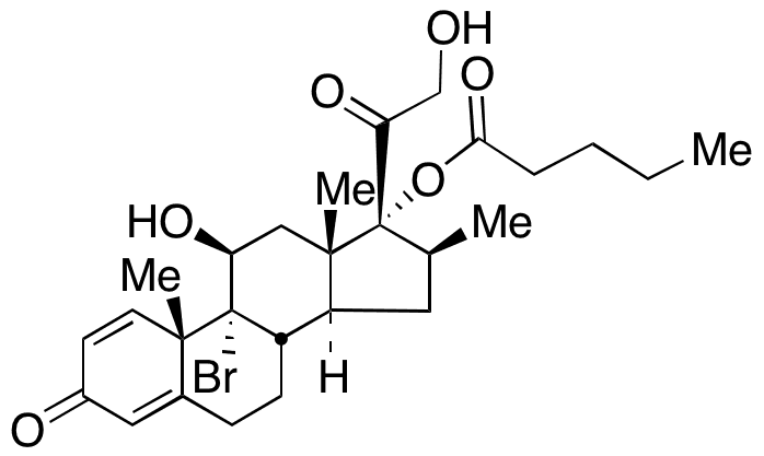 9-Bromo-betamethasone Valerate - Chemical structure and product image