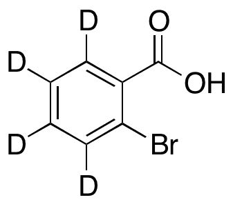 2-Bromobenzoic-d4 Acid - Chemical structure and product image