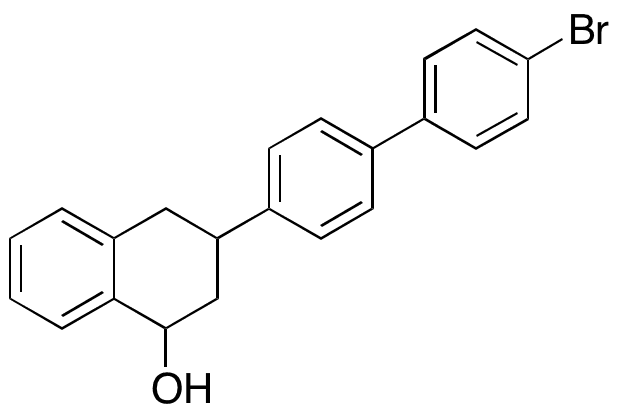 3-(4-Bromo[1,1-biphenyl]-4-yl)-1,2,3,4-tetrahydro-1-naphthalenol - Chemical structure and product image
