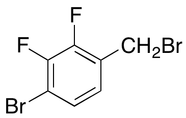 1-â€‹Bromo-â€‹4-â€‹(bromomethyl)â€‹-â€‹2,â€‹3-â€‹difluoro-benzene - Chemical structure and product image