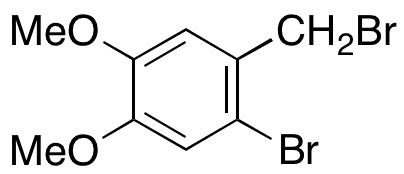 1-Bromo-2-(bromomethyl)-4,5-dimethoxybenzene - Chemical structure and product image