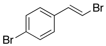 1-Bromo-2-(4-bromophenyl)ethylene (contains cis isomer) - Chemical structure and product image