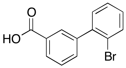 2-Bromobiphenyl-3-carboxylic Acid - Chemical structure and product image
