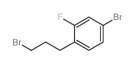 4-Bromo-1-(3-bromopropyl)-2-fluorobenzene - Chemical structure and product image