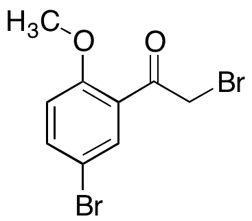 2-Bromo-1-(5-bromo-2-methoxyphenyl)ethanone - Chemical structure and product image