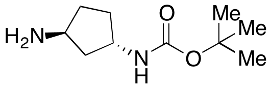 tert-Butyl(trans-3-Aminocyclopentyl)carbamate - Chemical structure and product image