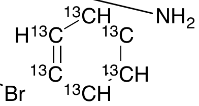 4-Bromobenzenamine-1,2,3,4,5,6-13C6 - Chemical structure and product image