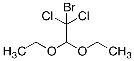 1-Bromo-dichloroacetaldehyde Diethyl Acetal - Chemical structure and product image