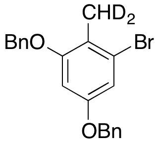 1-Bromo-2-methyl-3,5-bis(phenylmethoxy)benzene-d2 - Chemical structure and product image
