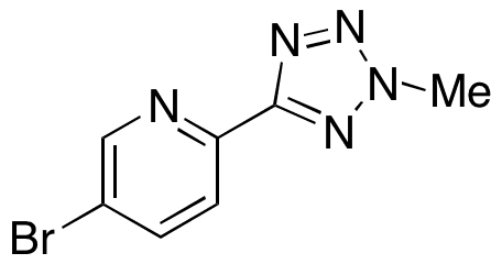 5-Bromo-2-(2-methyl-2H-tetrazol-5-yl)pyridine - Chemical structure and product image