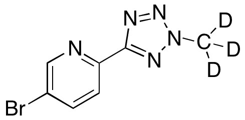 5-Bromo-2-(2-methyl-2H-tetrazol-5-yl)pyridine-d3 - Chemical structure and product image