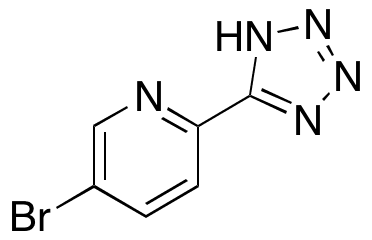 5-Bromo-2-(1H-tetrazol-5-yl)pyridine - Chemical structure and product image