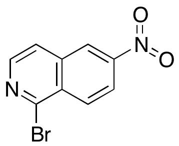 1-Bromo-6-nitro-isoquinoline - Chemical structure and product image