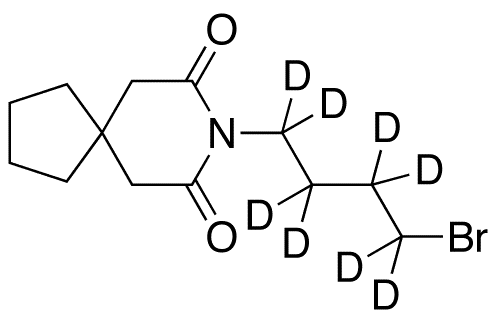 8-(4-Bromobutyl)-8-azaspiro[4.5]decane-7,9-dione-d8 - Chemical structure and product image