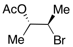 (2S,3R)-3-Bromo-2-butanol Acetate - Chemical structure and product image