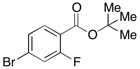 tert-Butyl 4-Bromo-2-fluorobenzoate - Chemical structure and product image