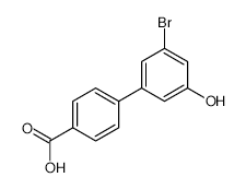 3-Bromo-5-(4-carboxyphenyl)phenol - Chemical structure and product image