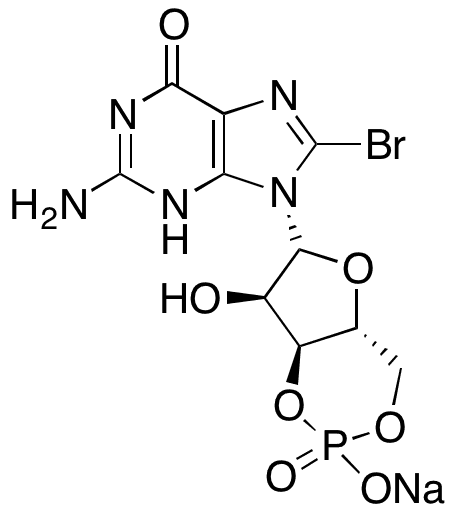 8-bromo-cGMP sodium salt - Chemical structure and product image