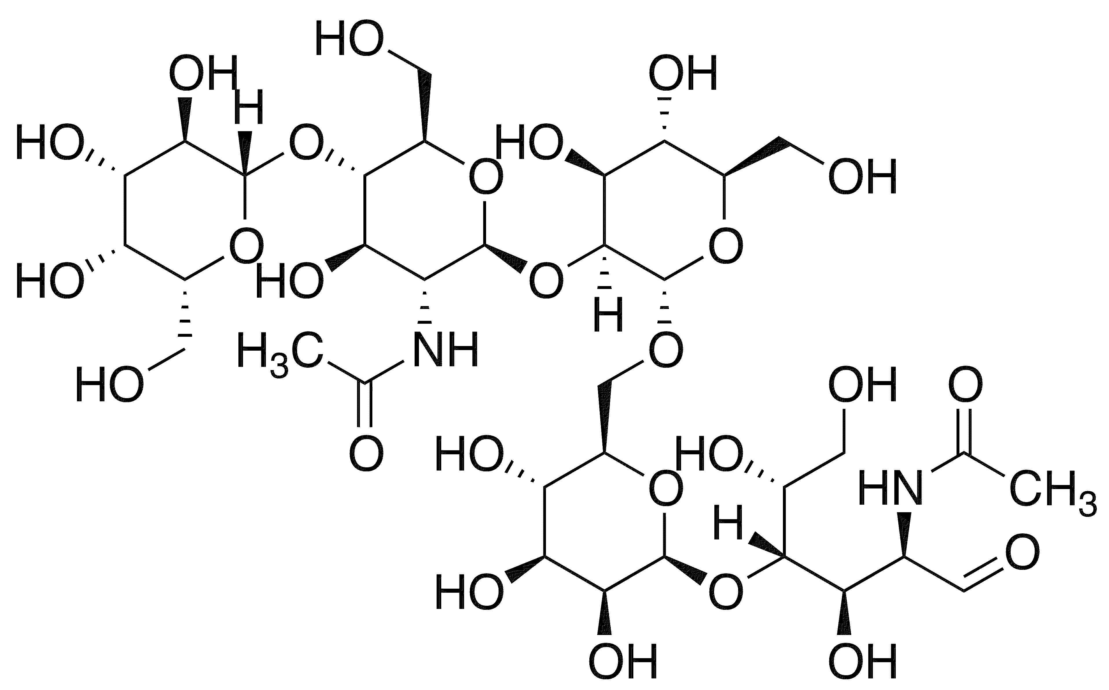 GM1 Pentasaccharide Sodium Salt - Chemical structure and product image
