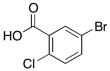 5-Bromo-2-chlorobenzoic Acid - Chemical structure and product image