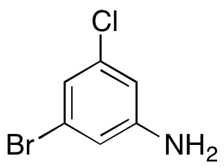 3-Bromo-5-chloroaniline - Chemical structure and product image