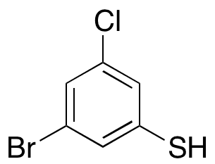 3-Bromo-5-chlorobenzenethiol - Chemical structure and product image