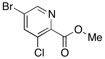 5-Bromo-3-chloro-2-pyridinecarboxylic Acid Methyl Ester - Chemical structure and product image