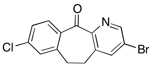 3-Bromo-8-chloro-5,6-dihydro-11H-benzo[5,6]cyclohepta[1,2-b]pyridin-11-one - Chemical structure and product image